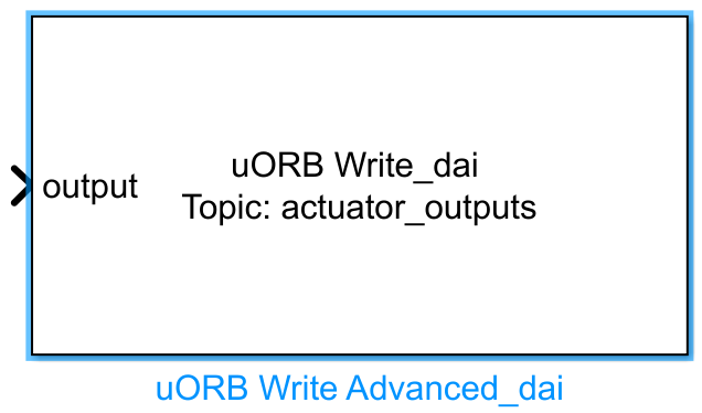 uORB Write Advanced 模块外观